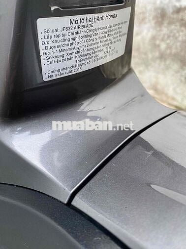 AirBlade 2018 smartkey hồ sơ sẵn