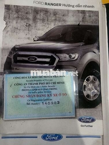 Ford 2 cầu 4×4. ĐK mới 2016.màu xám xanh