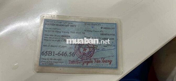 Honda Air Blade 2008 Đen có fix cho a e thiện chí