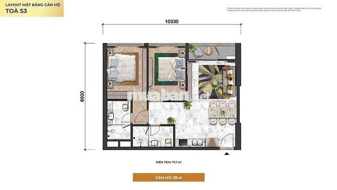 CĂN 3PN GÓC TẦNG CAO *** TÒA S3 SUN SYMPHONY BÁN BẰNG GIÁ HĐMB