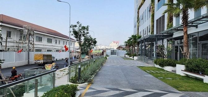 Cho thuê shophouer Urban Green, nhà hoàn thiện, 202m2, 2 tầng