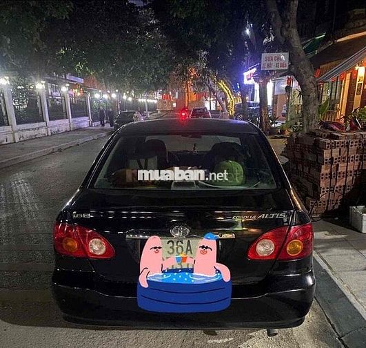 Toyota Corolla Altis 2001 Đen