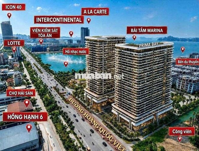 Prima bay căn hộ nghỉ dưỡng sổ lâu dài view biển giá nhỉnh 1 tỷ