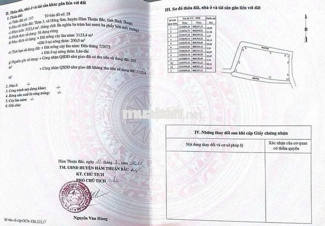 đất nền Bình thuận thích hợp xây nhà nghỉ dưỡng, view suối, đã thổ cư