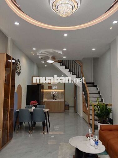 NHÀ MỚI BTCT ĐÂY DU CÔNG NĂNG FUNLL NỘI THẤT HẺM XE HƠI 5m