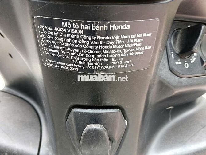 Honda Vision 110fi Đặc biệt 2020 Trắng sport