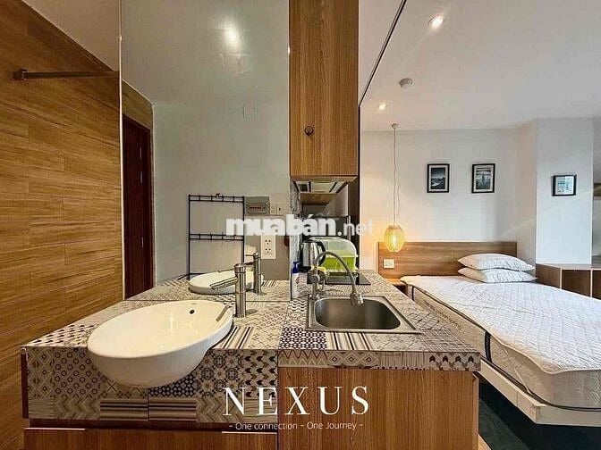 STUDIO FULL NỘI THẤT - BAN CÔNG 100% NEW NGAY VẠN HẠNH MALL