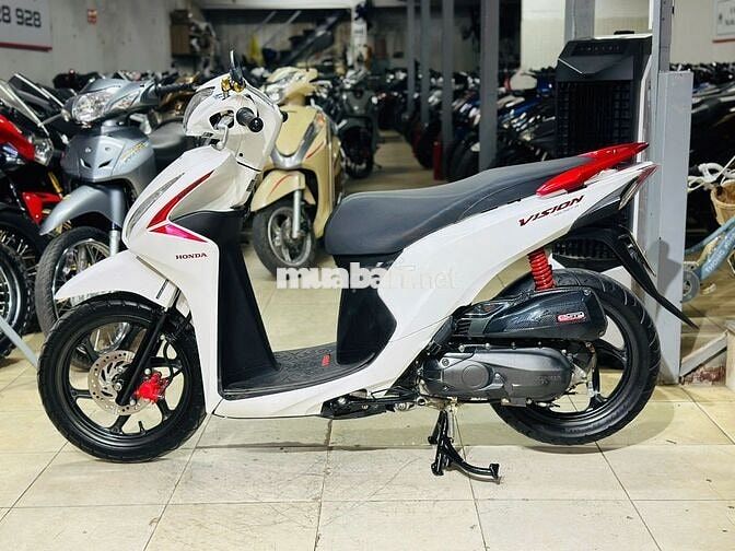 XE MÁY THỊNH PHÁT- VISION KHOÁ SMK TRẮNG ĐỎ SPORT