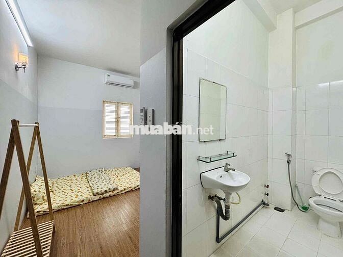 CHO THUÊ STUDIO, ĐỦ NỘI THẤT TIỆN ĐI VÕ VĂN KIỆT, CỬA SỔ TRỜI