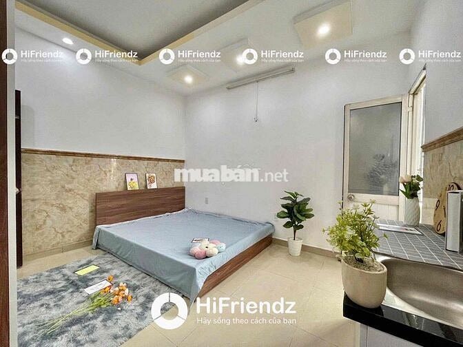 CHO THUÊ STUDIO FULL NỘI THẤT, BAN CÔNG, GẦN CÔNG VIÊN PHÚ LÂM