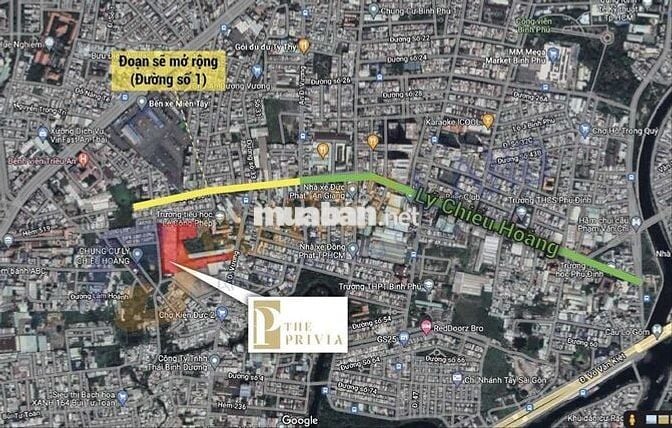 CHO THUÊ CĂN HỘ THE PRIVIA – 1PN+1 | 51m² | CHỈ 8,9 TRIỆU/THÁNG