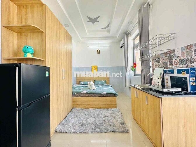 STUDIO ban công cửa sổ, máy giặt riêng sạch sẽ | sát Q5 Q10