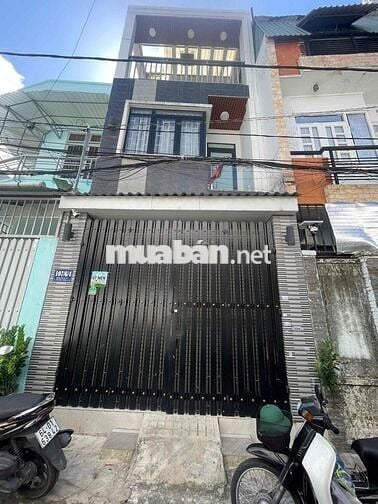Cho thuê nhà 4x14m, 2 lầu, 3pn HXH, sát Trường Chinh, ĐHT, Q12