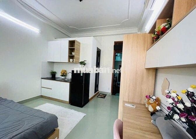 CHO THUÊ CĂN HỘ STUDIO_FULL NỘI THẤT_GẦN BÁCH KHOA_BAN CÔNG