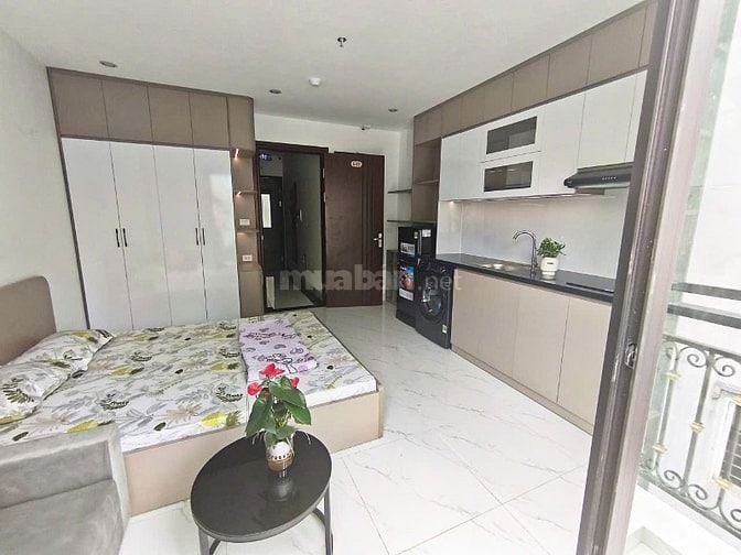 Cho thuê Studio Trung Kính-Cầu Giấy-nội thất cao cấp-ban công thoáng 
