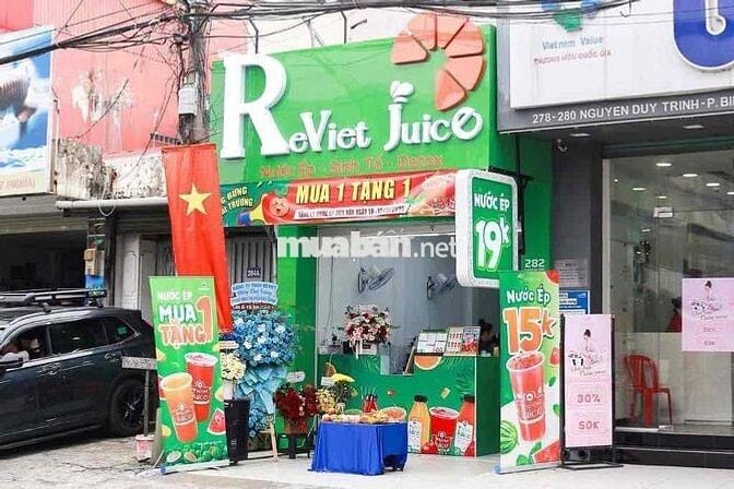 TUYỂN NHÂN VIÊN BÁN NƯỚC ÉP- 282 NGUYỄN DUY TRINH