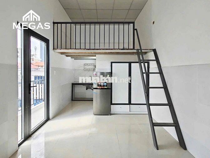 Phòng gác lửng rộng rãi full nội thất nhận xe điện, gần KCX, UFM,Q4,Q1