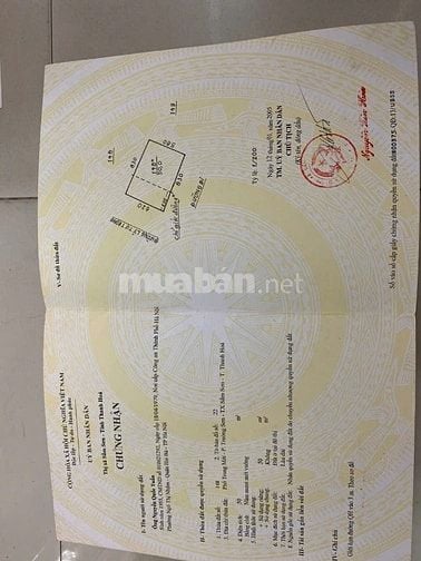 Bán 350m2 đất mặt đường  Phan Bội Châu, Sầm Sơn - Cách bãi tắm A 1km
