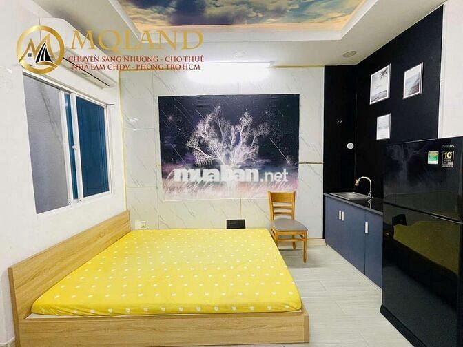 Sang 9p thuê 28Tr Hẻm Ô Tô Lê Văn Sỹ, Q3
