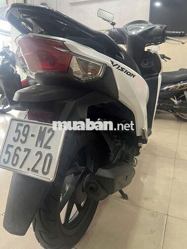 Honda Vision 2021 Trắng đen Việt Nam