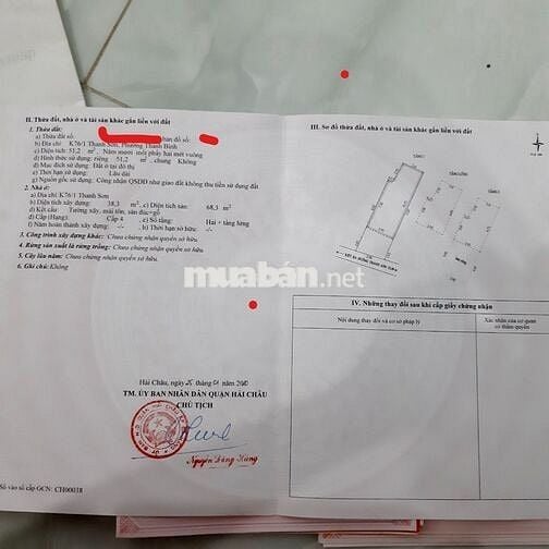 Chính chủ cần bán nhà tại trung tâm thành phố Đà Nẵng