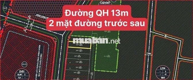 Bán đất thổ cư Bắc Hồng đối diện kdt Bắc Hồng