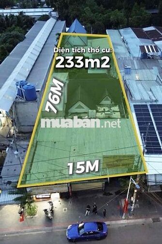 bán đất mặt tiền đường 22/12 An Phú có 233m thổ cư có điện 3pha sẳn