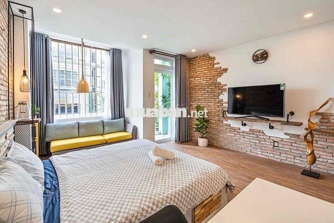 ✅Căn Hộ Studio Quận 1_Ban Công_Full Nội Thất_Dọn phòng 2lần/1tuần✅
