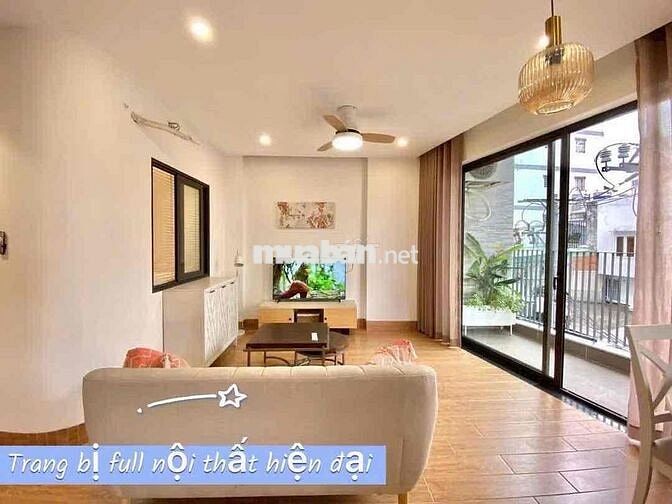 CHO THUÊ CĂN HỘ 1PN FULL_NỘI THẤT TONE GỖ KIỂU NHẬT NGAY PHỐ ĂN UỐNG