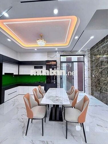Nhà ngay chợ lê văn quới 5x12m 4 tấm 5pn,5wc hẻm xe hơi 