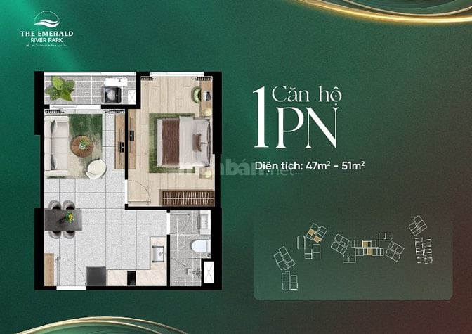 Căn hộ ven sông Sài Gòn - The Emerald River Park giá chỉ dự kiến 4x/m2