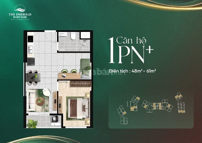 Căn hộ ven sông Sài Gòn - The Emerald River Park giá chỉ dự kiến 4x/m2
