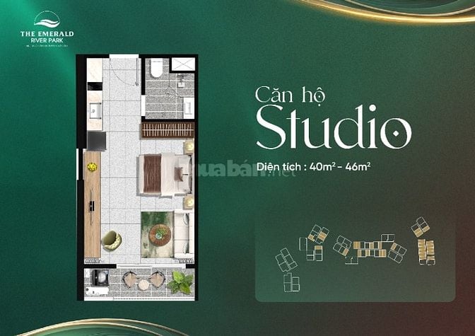 Căn hộ ven sông Sài Gòn - The Emerald River Park giá chỉ dự kiến 4x/m2