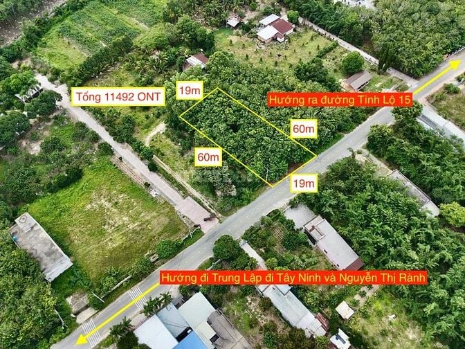 Đất bán xã Phú Mỹ Hừng đường Võ Thị Bàng 1149 ONT 105m2. Giá 4.5 tỷ