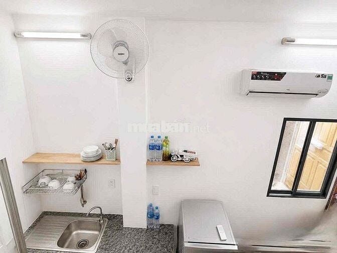 Phòng ghép riêng tư Bình Thạnh 1,4tr–Máy lạnh, WC riêng, giờ giấc tựdo
