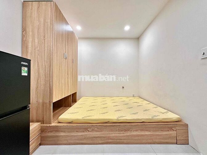CĂN HỘ STUDIO FULL NT MỚI 100% - NHÀ THANG MÁY - KHU BÀU CÁT - ETOWN C