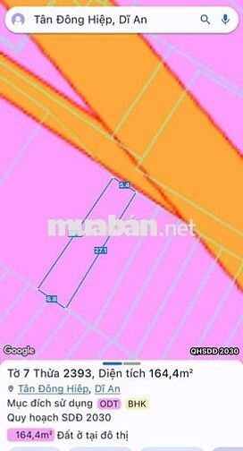 lô đât 164m phường dĩ an tp hồ chí minh giá rẻ bất ngờ