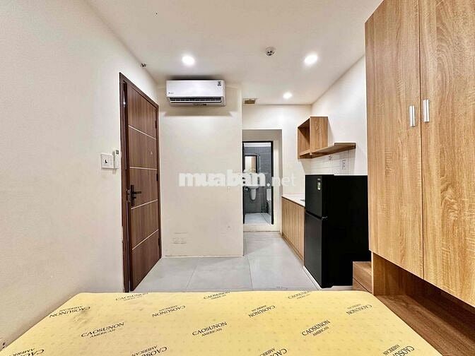 CĂN HỘ STUDIO FULL NT MỚI 100% - NHÀ THANG MÁY - KHU BÀU CÁT - ETOWN C