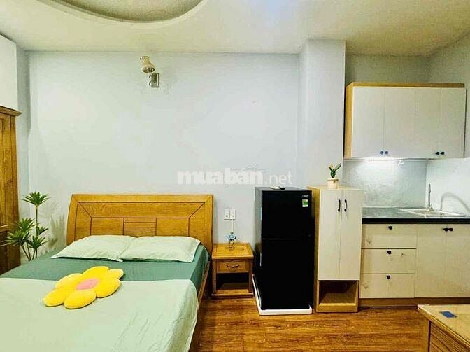 STUDIO CỬA SỔ ĐÓN NẮNG SIÊU ĐẸP, FULL NỘI THẤT GẦN CẦU NGUYỄN VĂN CỪ