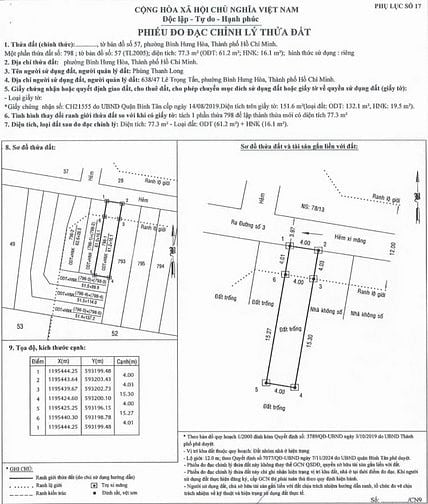 Bán Cặp Đất A1 A2 48/12 Đường Số 3,BHH,Bình Tân Gần Aeonmall Tân Phú