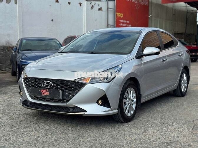 Hyundai Accent 2021 STD 1.4AT, màu bạc,9v7  km