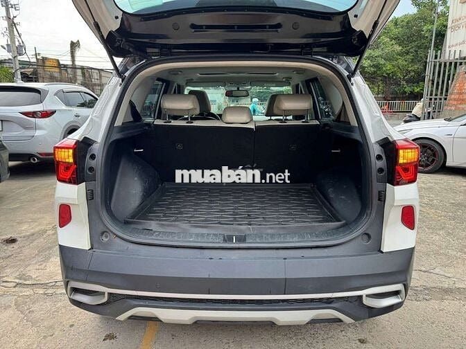 Kia Seltos 2021 Premium 1.4 Turbo, màu trắng,4v9km