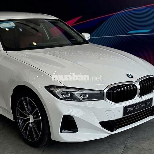 BMW 320i Sportline Sedan 2026 Trắng/nội thất Đỏ