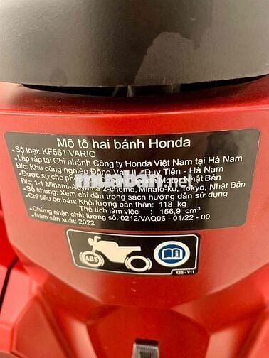 🔥 Honda Vario 160 ABS 2022 Đỏ Nhám Kiểng Nhẹ