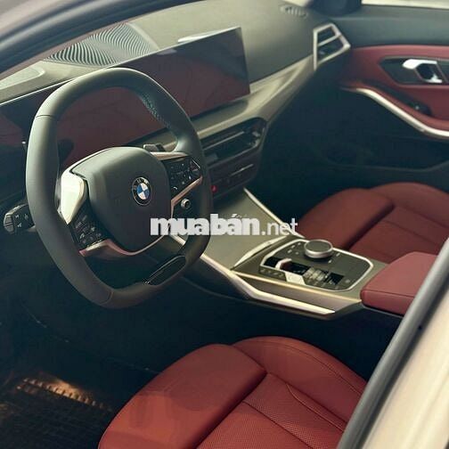 BMW 320i Sportline Sedan 2026 Trắng/nội thất Đỏ