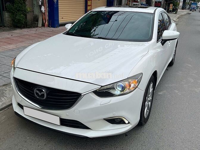 Mazda 6 2016 số tự động màu trắng