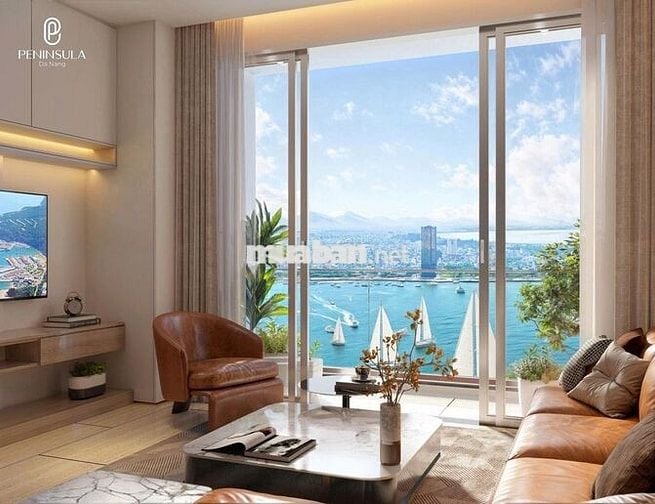 CĂN 1 NGỦ + 48M2 VIEW SÔNG ĐẸP NHẤT PENINSULA ĐÀ NẴNG VUÔNG VỨC