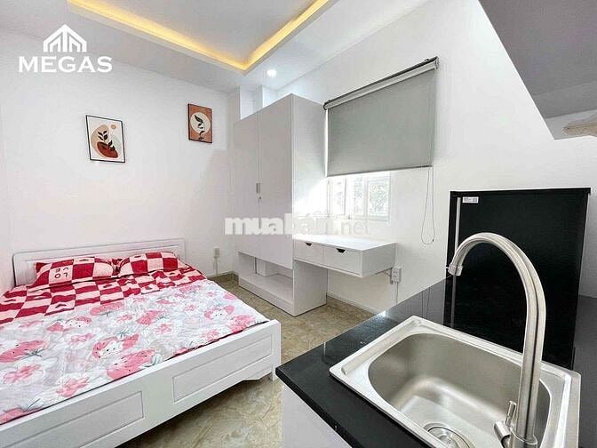 Căn hộ studio trung tâm đầy đủ nội thất gần công trường Mê Linh