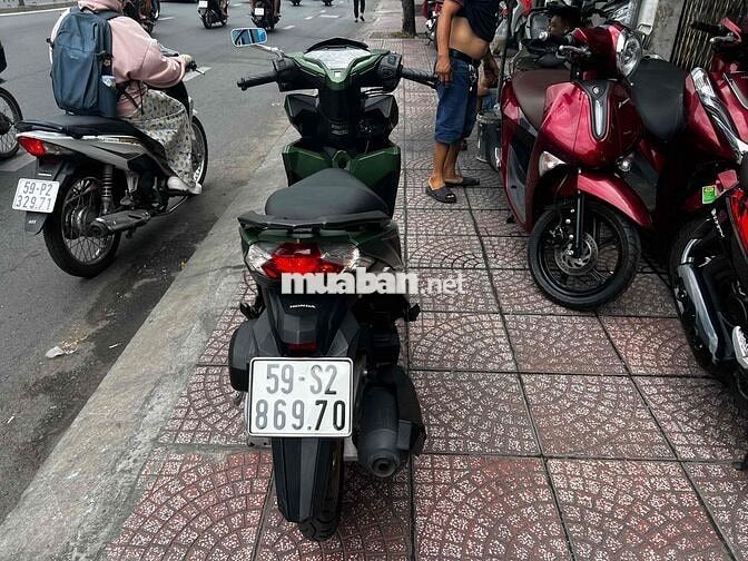 Honda Click 2018 Xanh rêu 223765 km