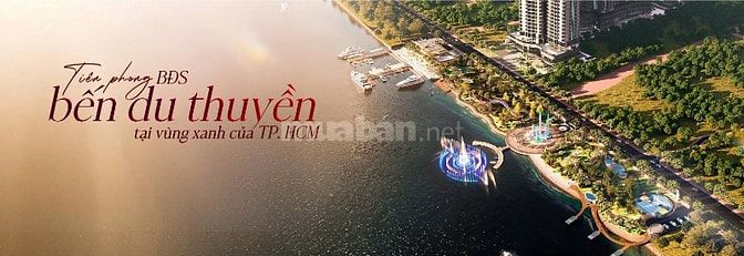 Sở hữu CH ven sông SaiGon ngay bến du thuyền chỉ 48tr/m2 TT nhẹ 15%